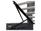 JUSKYS Polsterbett »Savona«: Bettrahmen mit Hebemechanismus und Lattenrost.