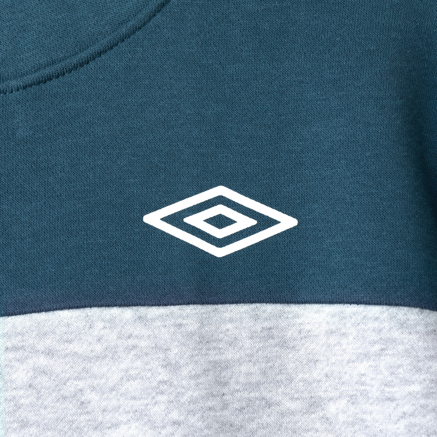 UMBRO Herren Sweathoodie (grau/tiefblau, M) – Bild 4 von 4