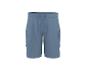 Blaue Herren-Cargoshorts mit Kordelzug in der Taille