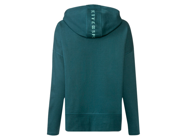 Ein dunkelgrüner Hoodie mit Kapuze von Jetset.