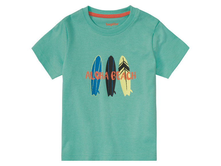 Gehe zu Vollbildansicht: lupilu® Kleinkinder Jungen T-Shirt, 2 Stück, weiche Single-Jersey-Qualität - Bild 9