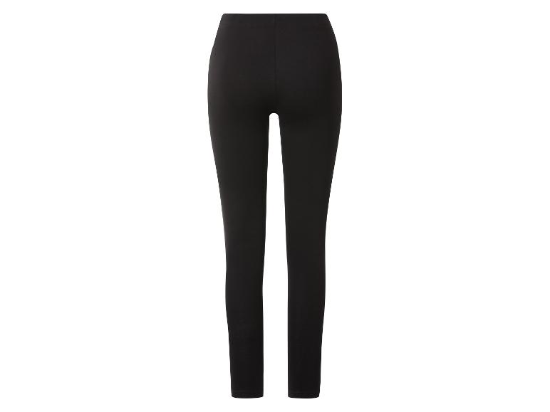 Schwarze Damen-Leggings, Rückansicht