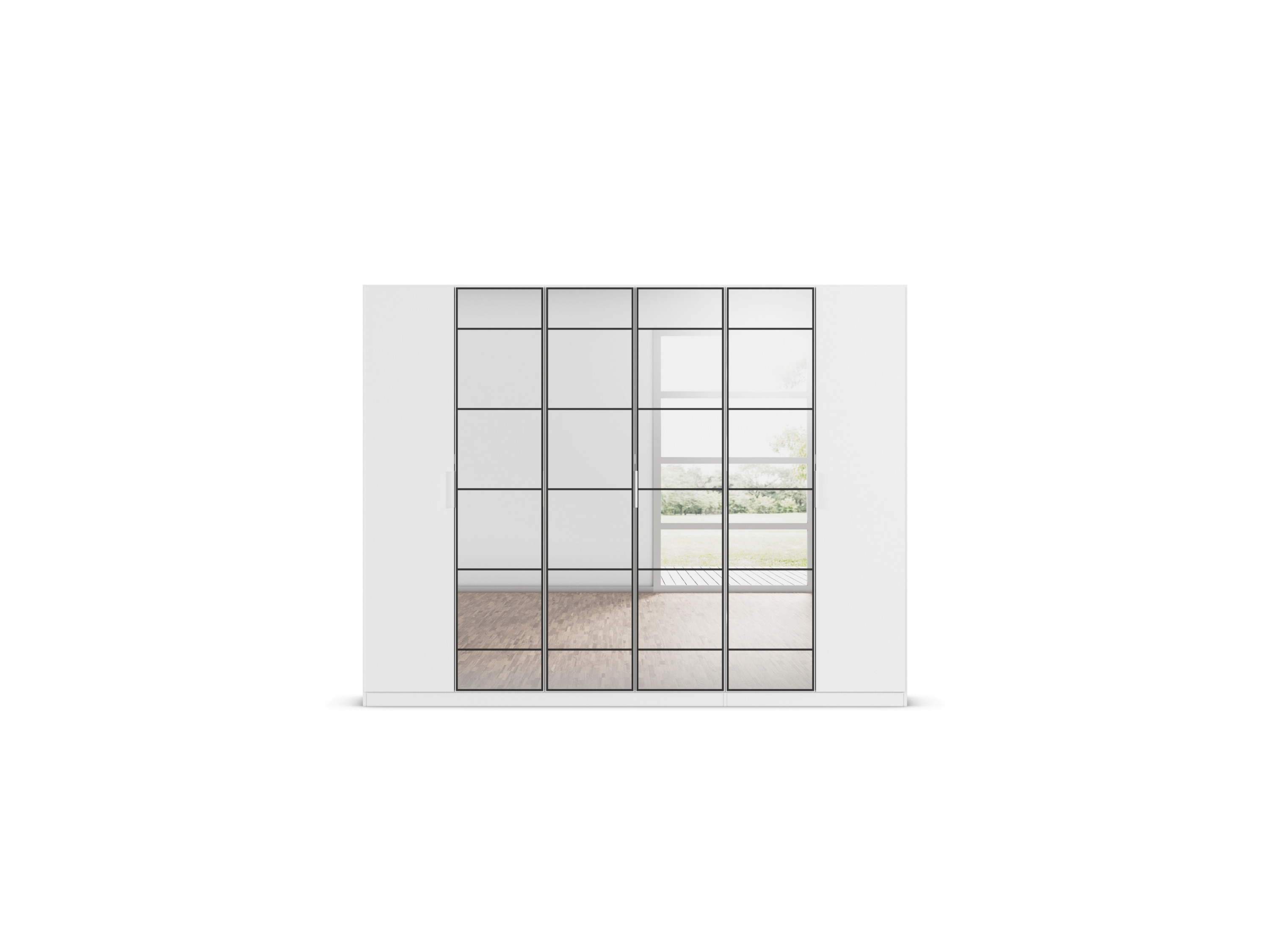RAUCH ORANGE Acero Drehtürenschrank (Weiß, Breite 271 cm / Höhe 210 cm) – Bild 4 von 4