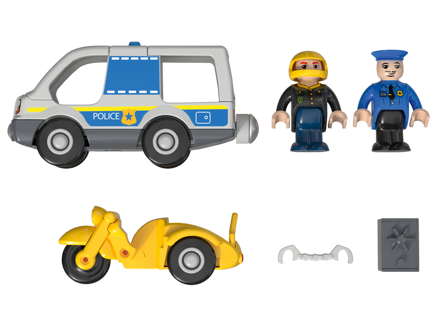 Thumbnail - Playtive Einsatzfahrzeuge mit Licht und Sound (Polizei)