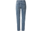 Hellblaue Damenjeans, Rückansicht.