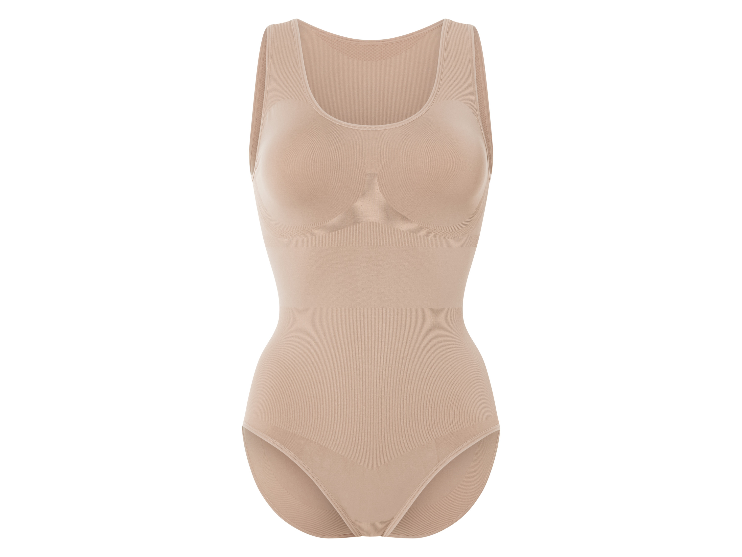 esmara® Damen Body figurformend seamless (Beige, XL(48/50)) | 04335814042059