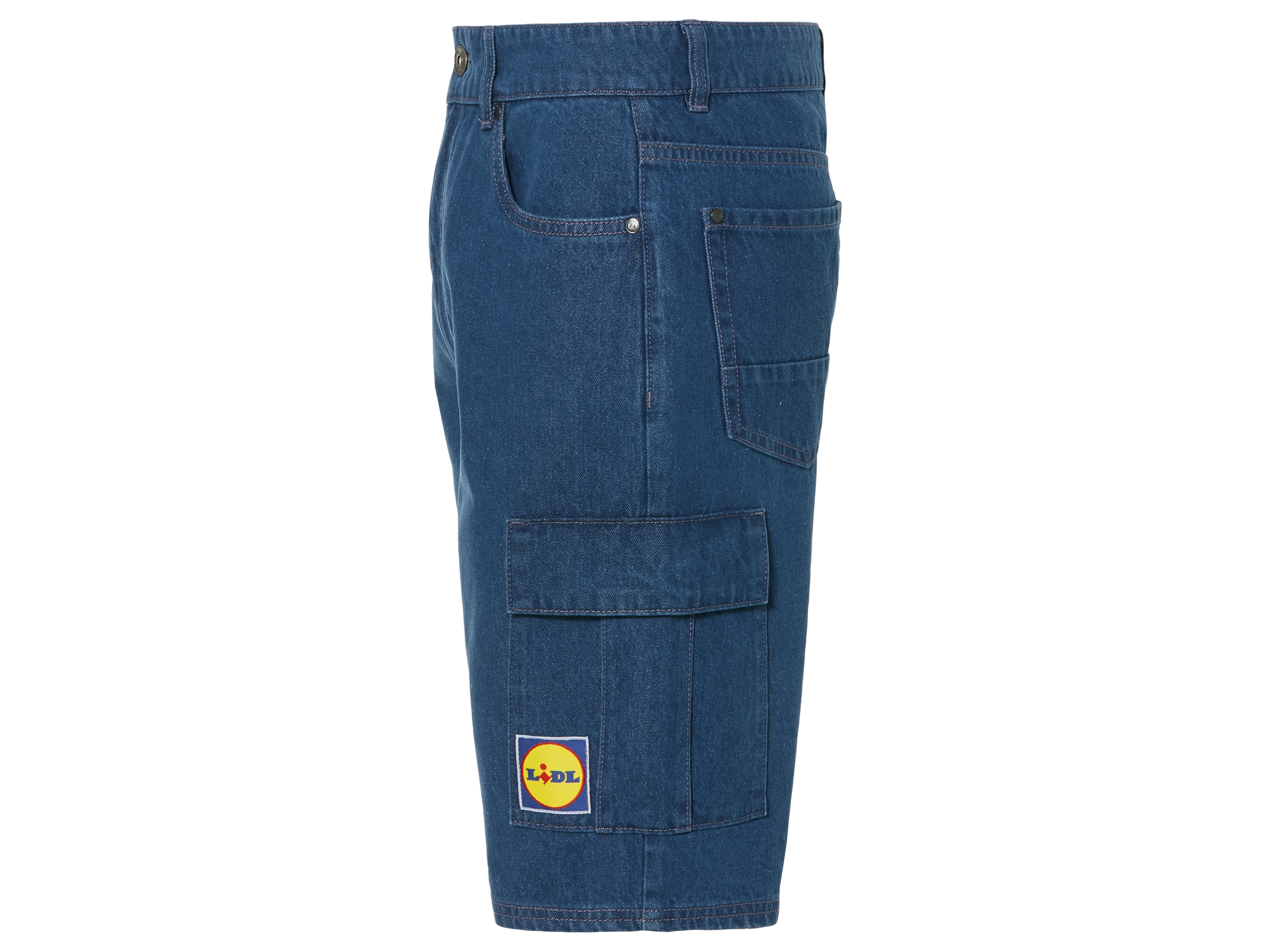 Thumbnail - LIVERGY® Herren Jeansshorts Cargo (Blau, 36)""