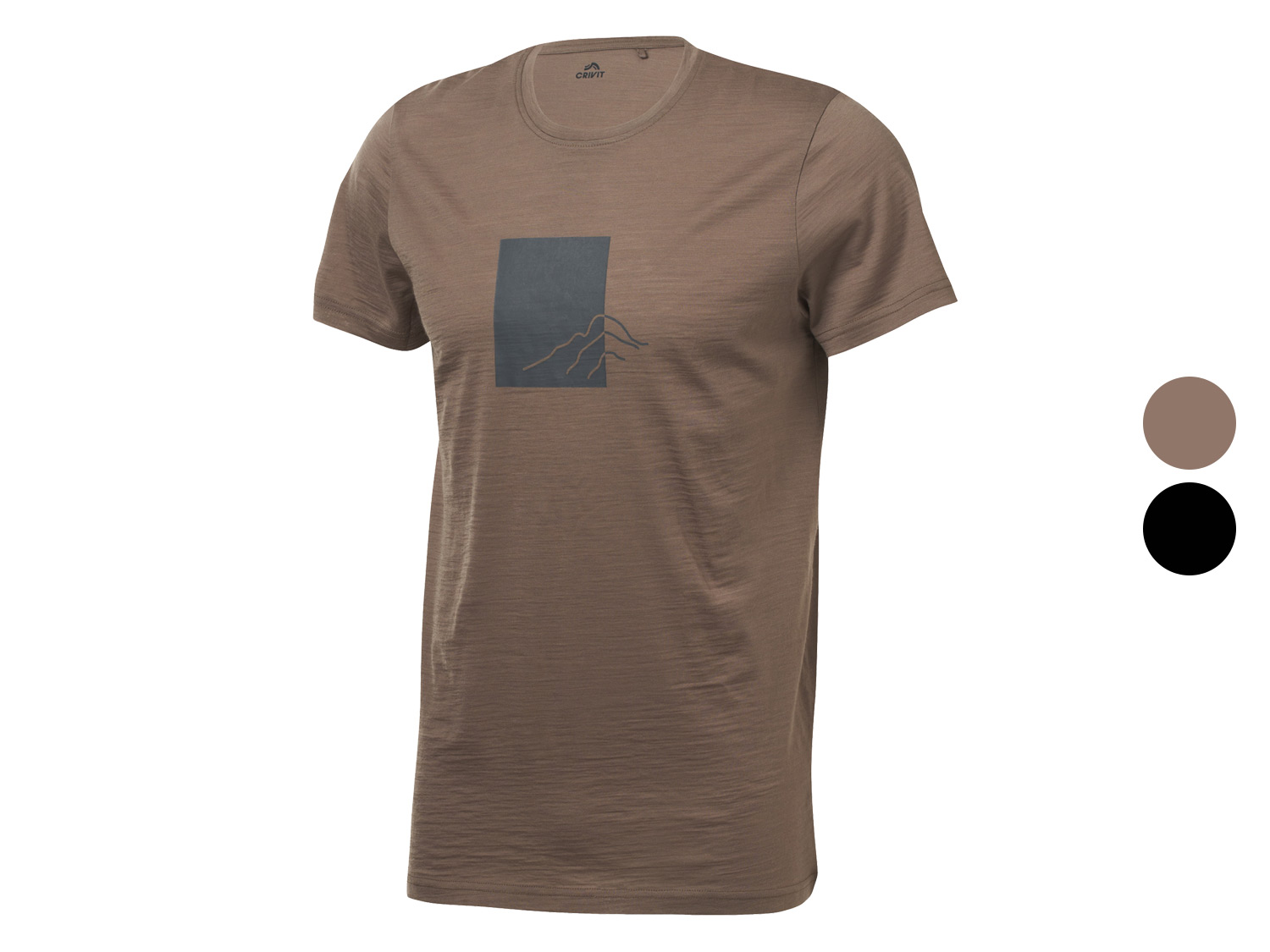CRIVIT Herren Funktionsshirt mit Merinowolle - 1