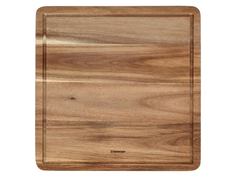 Holzschneidebrett mit Saftrille
