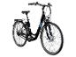 Ein schwarzes Zündapp E-Bike, seitlich betrachtet.