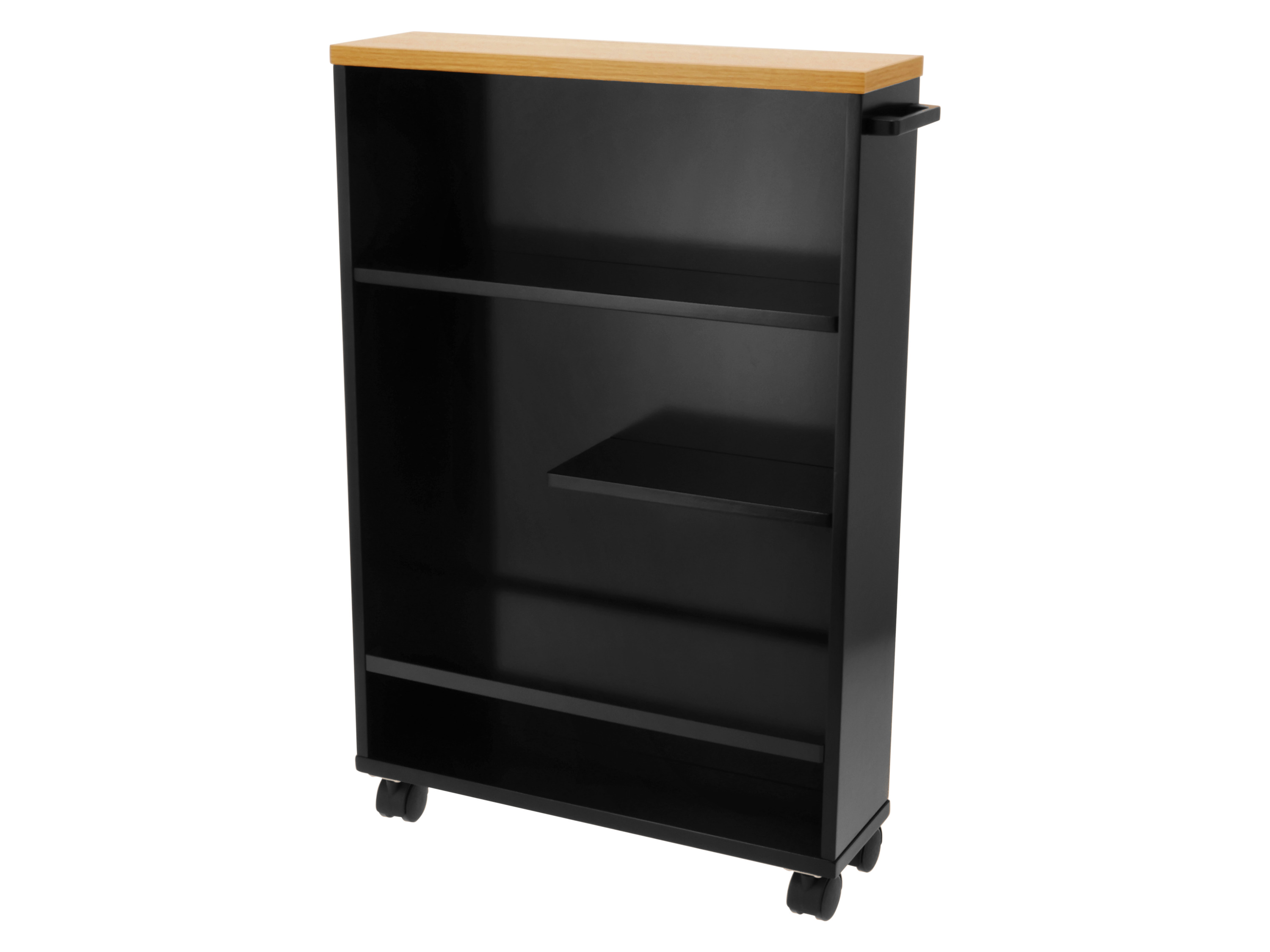 LIVARNO® Aufbewahrungswagen mit Rollen (Schwarz) – Bild 3 von 4