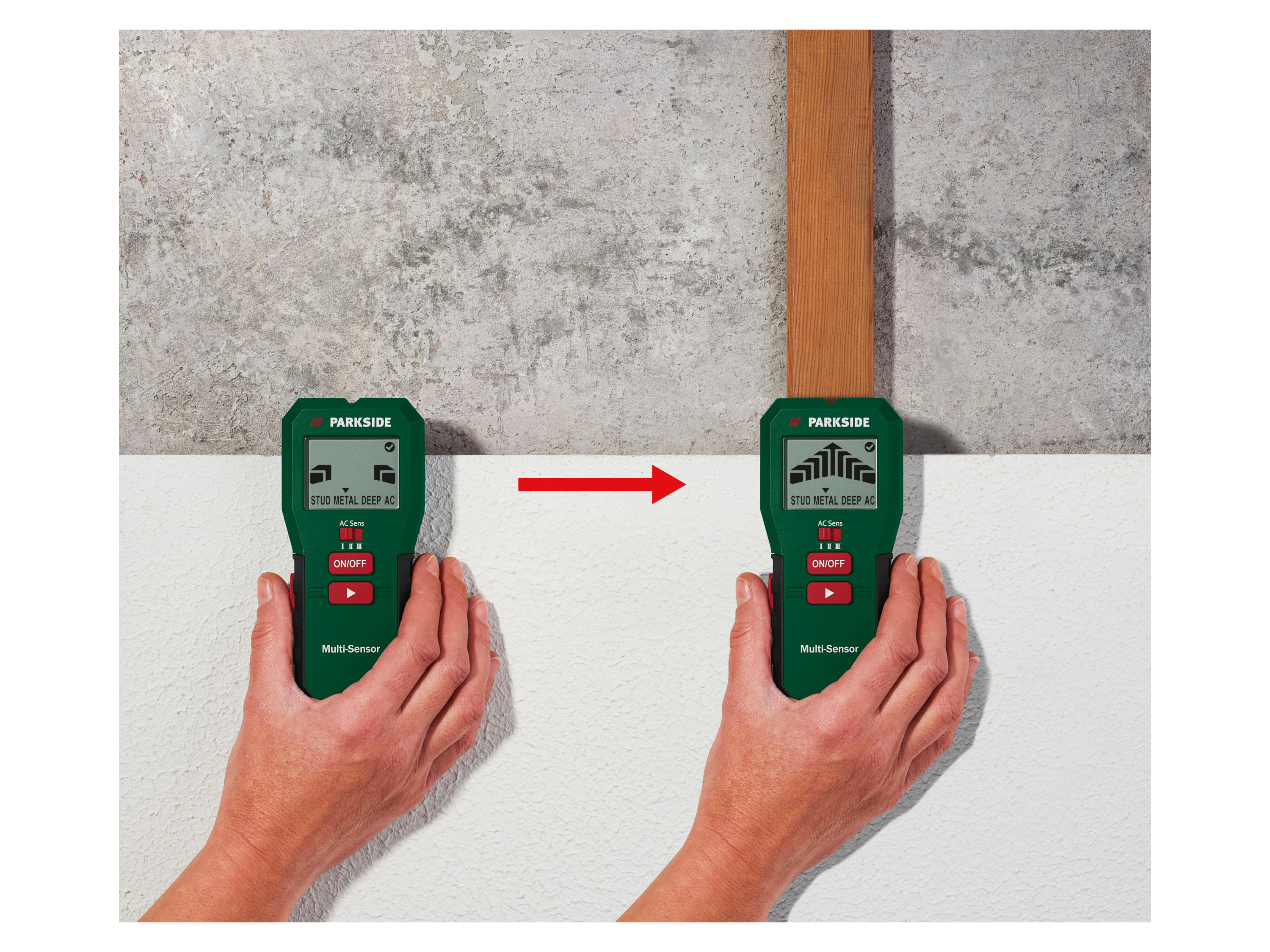 Thumbnail - PARKSIDE® Multi-Sensor PMFD A3/ Holzfeuchtemessgerät PFMG A3 (Multi-Sensor)