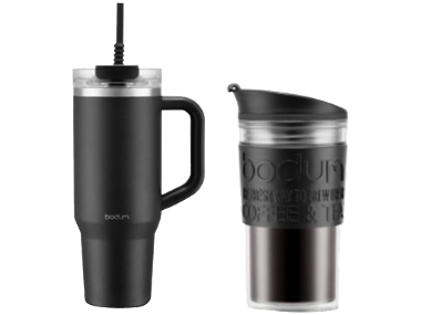 BODUM Reisebecher TRAVEL MUG, Geschenk Set 2in1