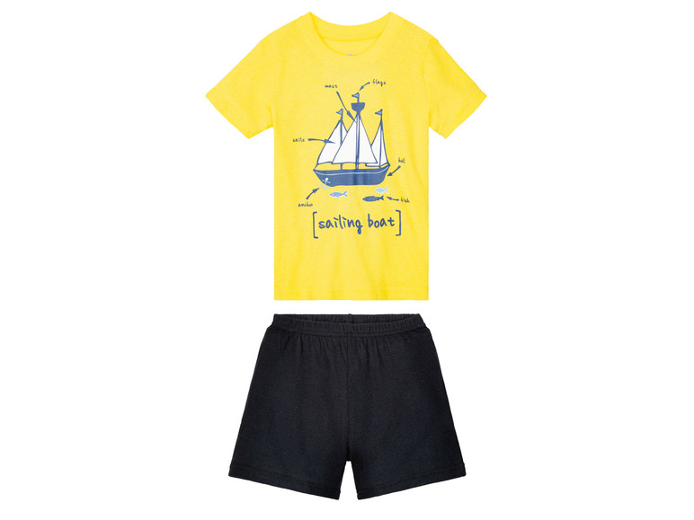Gehe zu Vollbildansicht: lupilu® Kleinkinder Jungen Pyjama mit Gummizugbund - Bild 2