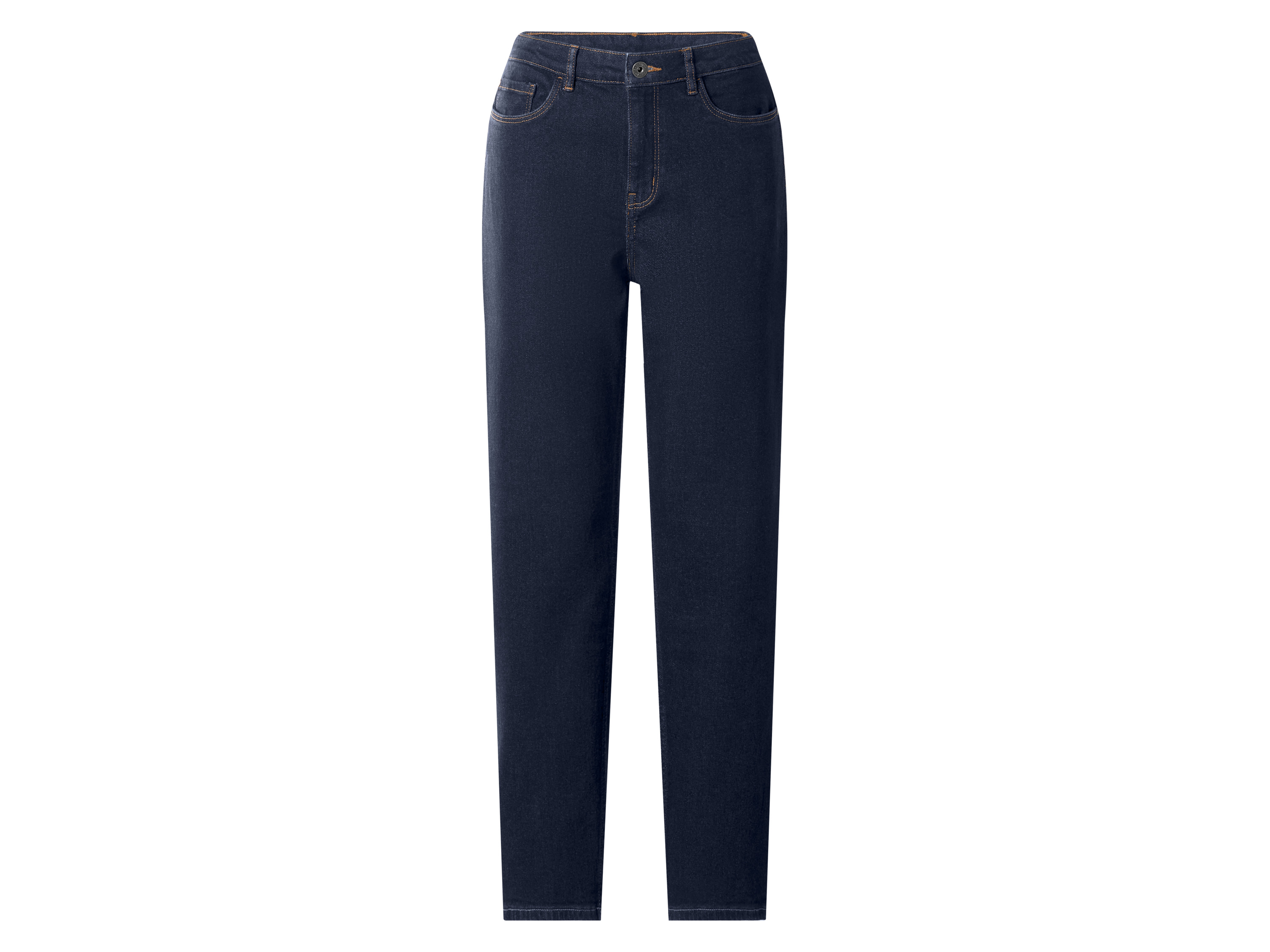 ESMARA® Damen Jeans Straight Fit Ankle length (Dunkelblau, 34)""