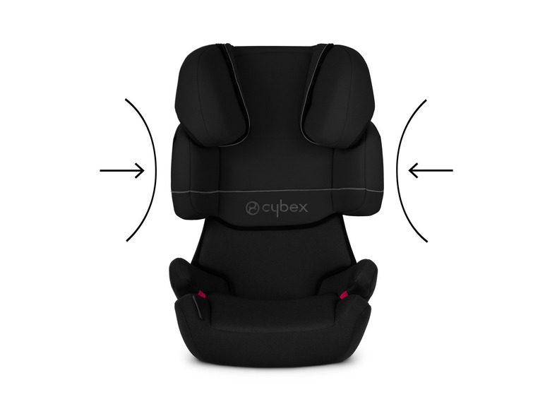 Gehe zu Vollbildansicht: CYBEX Kindersitz »Solution X-Fix Schwarz«, patentierte, 3-fach neigungsverstellbare Kopfstütze - Bild 1