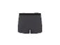 Dunkelgraue Boxershorts mit schwarzem Gummibund