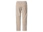 Beige Herren-Cordhose mit elastischem Bund und Gesäßtasche