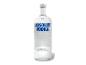 Eine Flasche Wodka, 40% Alkoholgehalt, hergestellt mit schwedischem Wasser und Winterweizen.