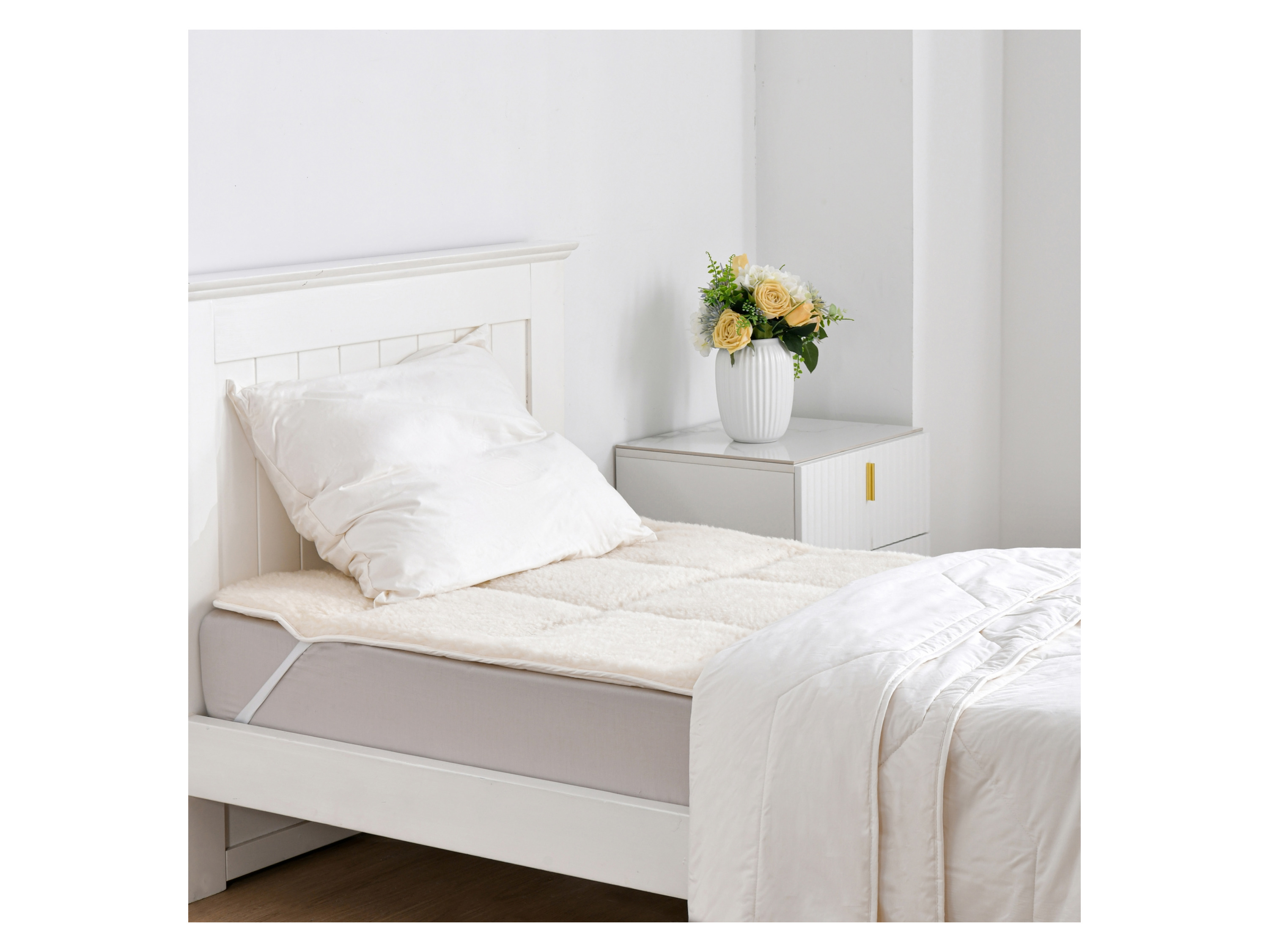 TXL COMFORT Schurwolle-Matratzenauflage, B 180 x L 200 cm – Bild 2 von 4