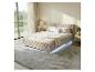 Juskys Polsterbett Nizza mit Bettkasten und LED-Beleuchtung