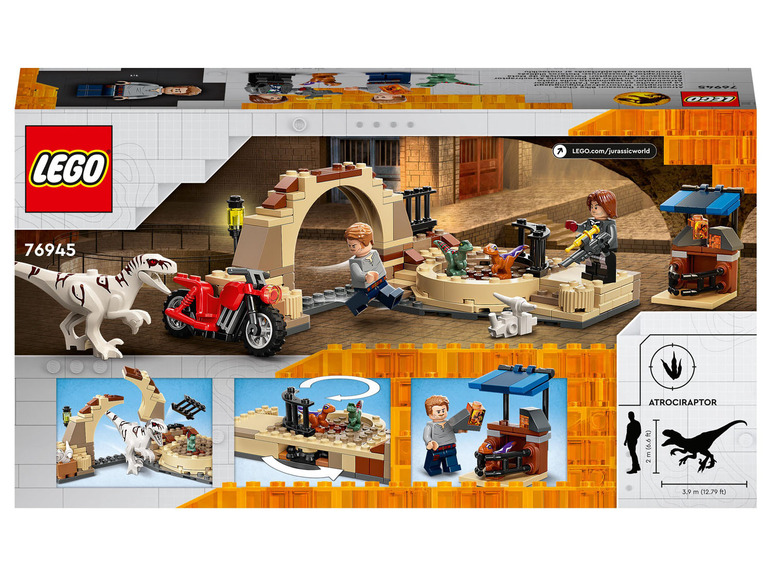 Gehe zu Vollbildansicht: LEGO® Jurassic World™ 76945 »Atrociraptor: Motorradverfolgungsjagd« - Bild 6