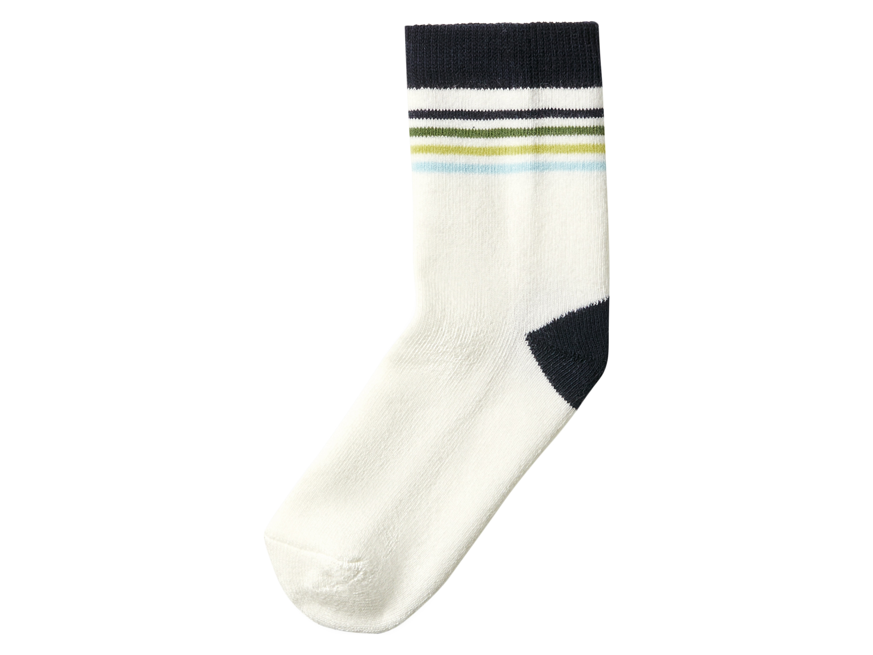 Thumbnail - lupilu® Kinder Thermosocken, 5 Paar (navy/weiß, 23/26)