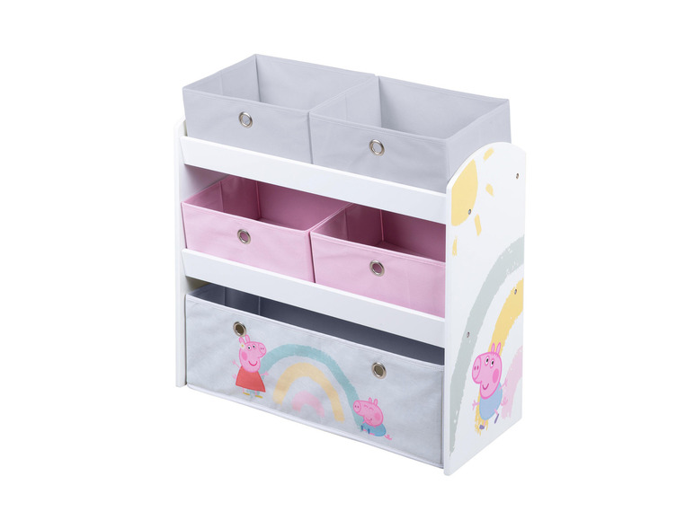 Pig«, Spielregal roba Stoffboxen mit »Peppa