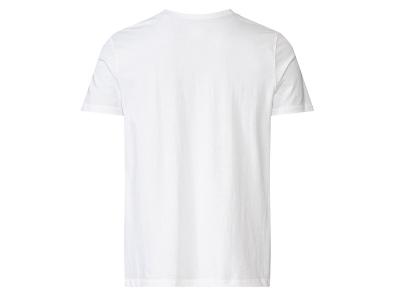 Gehe zu Vollbildansicht: QS by s.Oliver Herren T-Shirt mit Rundhalsausschnitt, reine Baumwolle - Bild 3