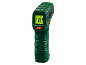 Grünes Infrarot-Thermometer zeigt 23,1°C an, mit Ein-/Aus-Taste und Einheitenwahlschalter.