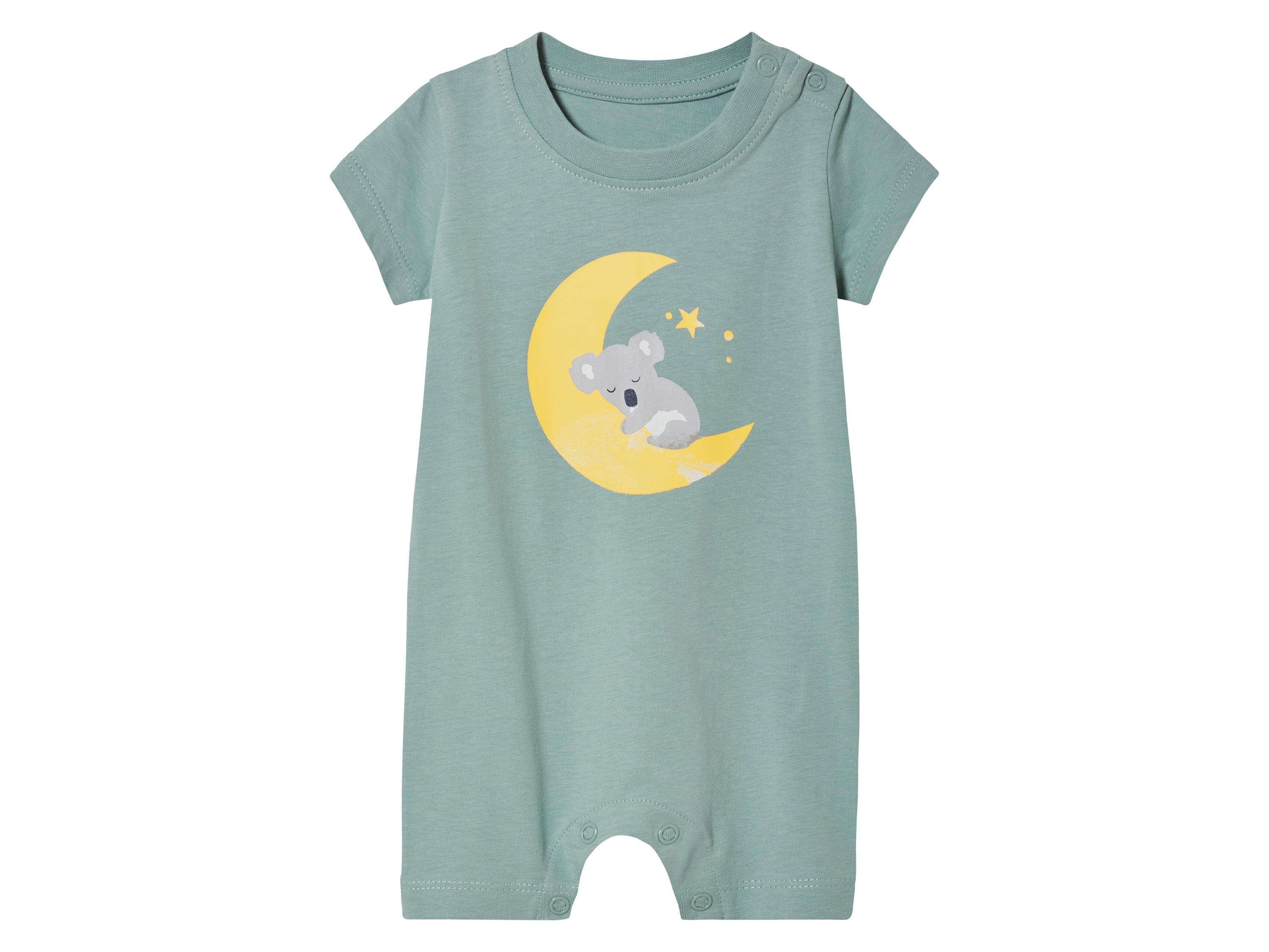 Thumbnail - lupilu® Baby Schlafoverall (Grün, 50/56)