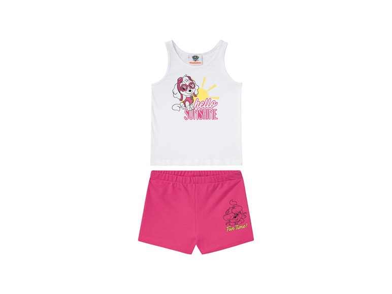 Gehe zu Vollbildansicht: Kleinkinder Mädchen Shorts und T-Shirt, 2-teilig, aus weicher Single-Jersey-Qualität - Bild 14