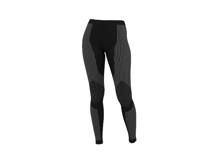 Schwarze Trainingsleggings mit grauen Streifen
