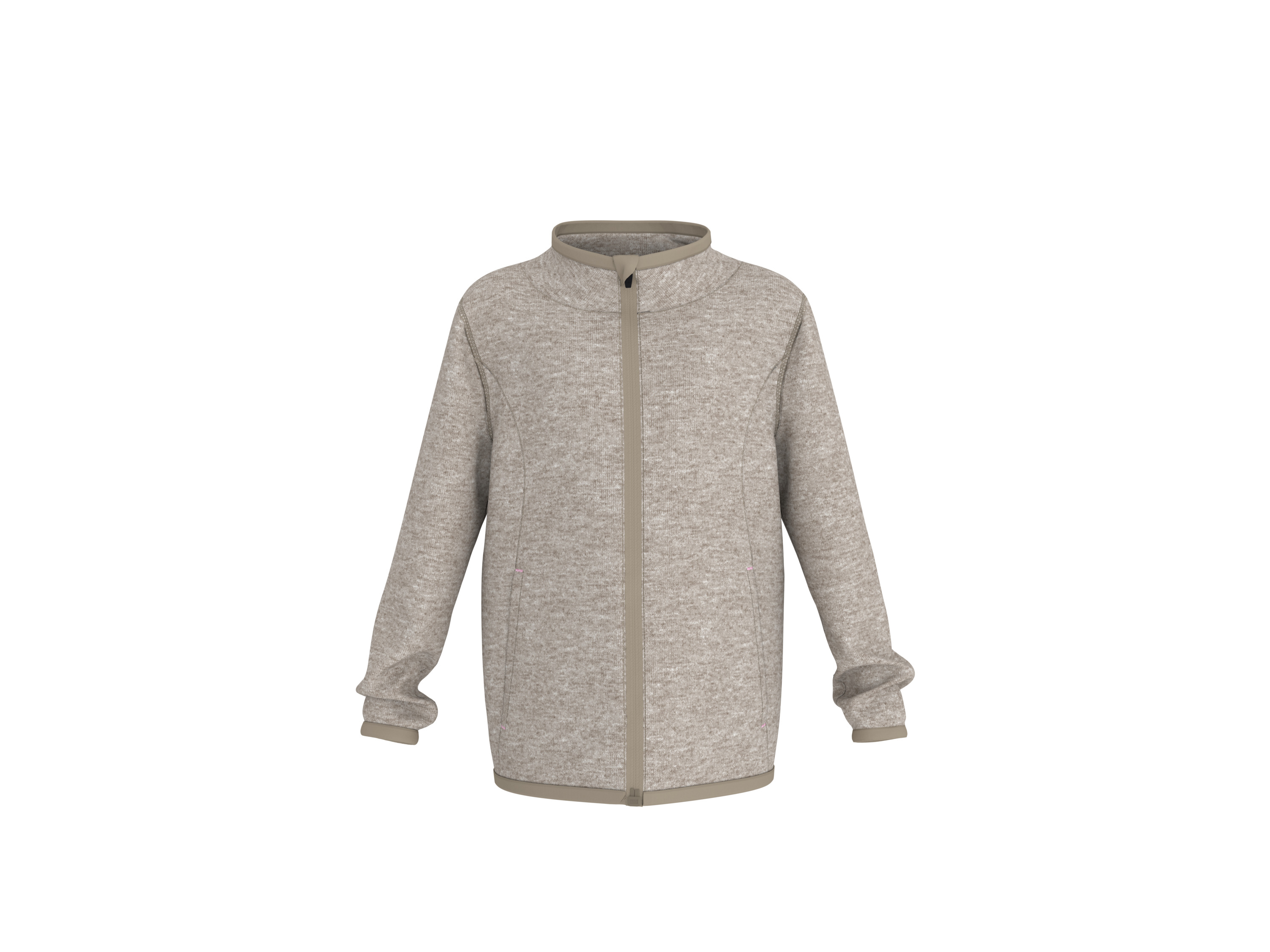 LUPILU® Kinder Fleecejacke (Beige, 98/104) – Bild 3 von 4