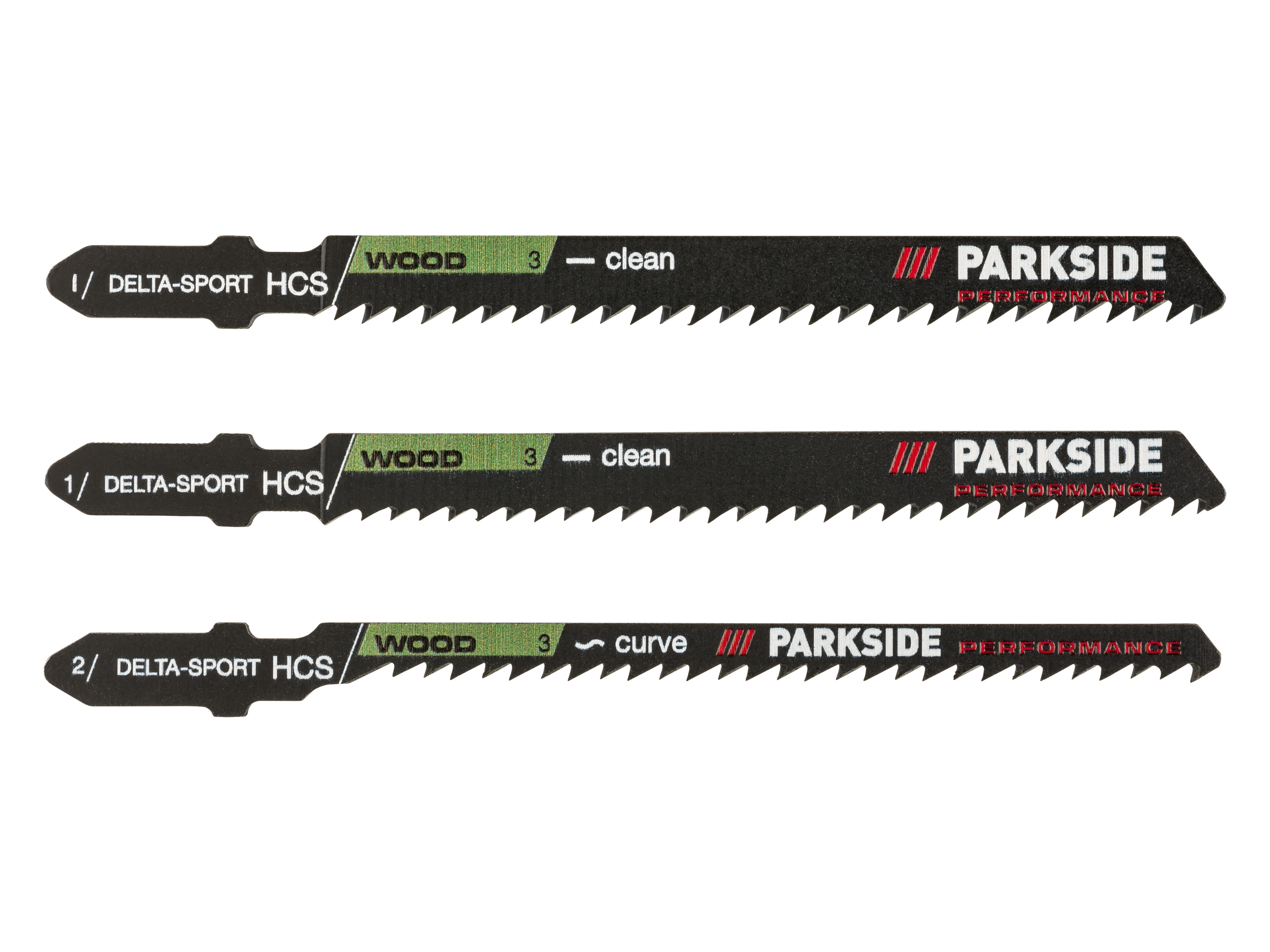 PARKSIDE PERFORMANCE® Stichsägeblätter-Sets (Holz 3-teilig)““ | 04335814084820