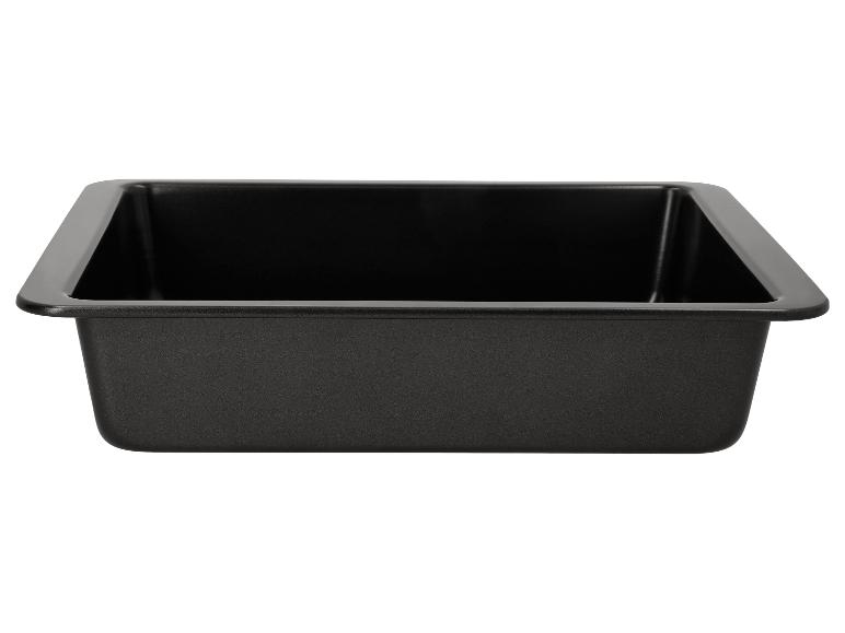 Schwarze rechteckige Backform