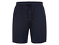 Dunkelblaue Schlafshorts mit Kordelzug