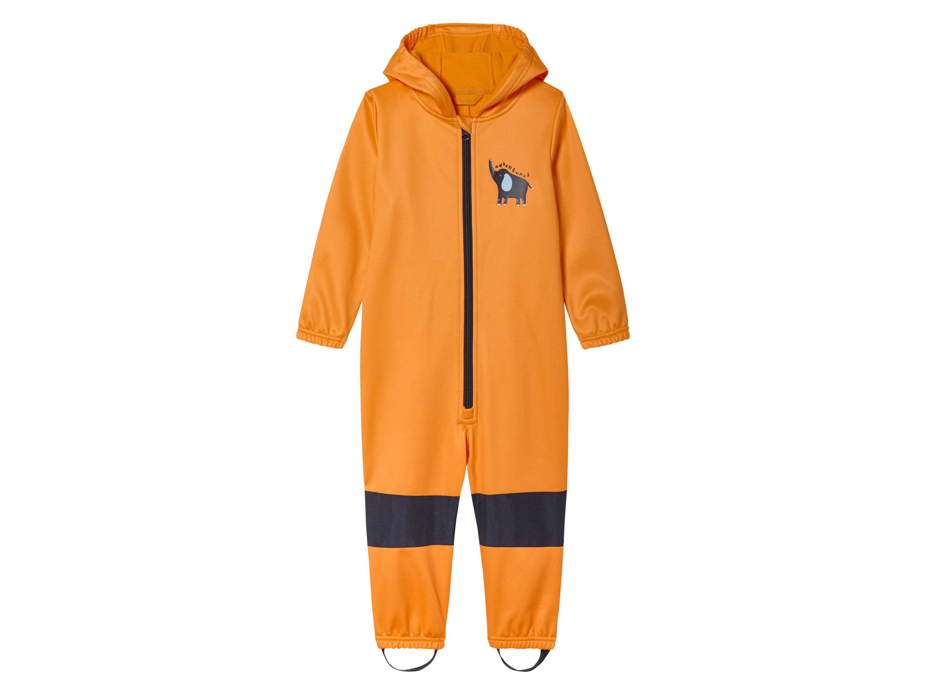 lupilu® Baby Kleinkinder Jungen Overall Softshell (Gelb, 110/116)““ | Gummizug an Kapuze sowie Ärmel- und Beinsaum