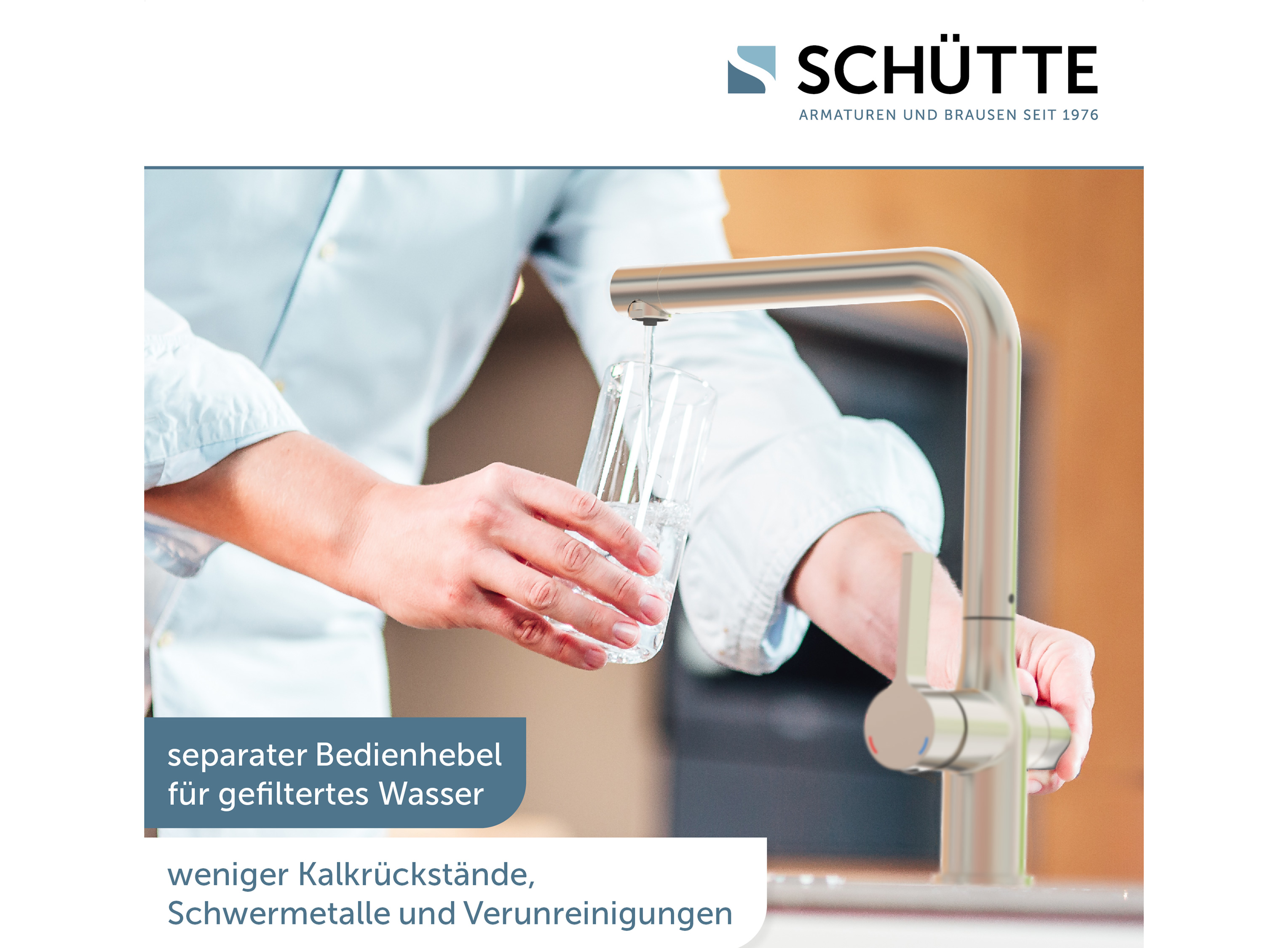 SCHÜTTE Küchenarmatur mit FILTERSYSTEM AQUASTAR PRO (Edelstahl) – Bild 4 von 4