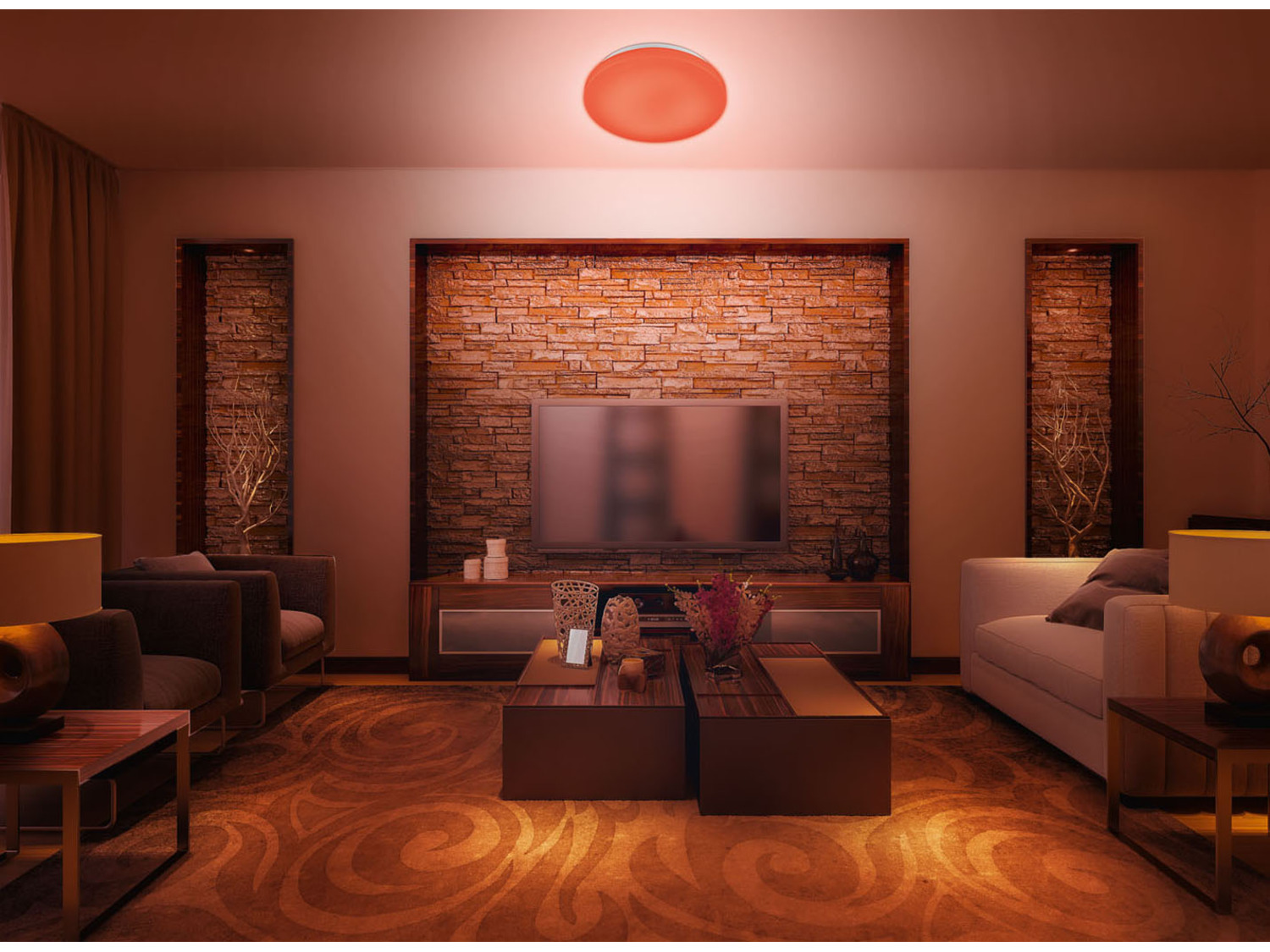 LIVARNO home LED Deckenleuchte, »Zigbee Home« Smart