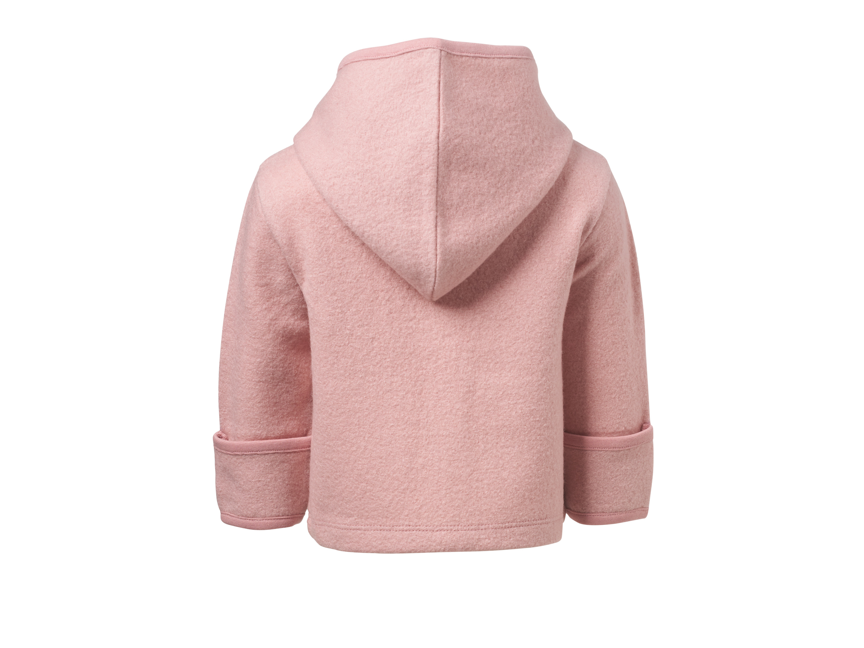 LUPILU® Premium Baby Wollwalk-Jacke (Rosa, 86/92) – Bild 3 von 4