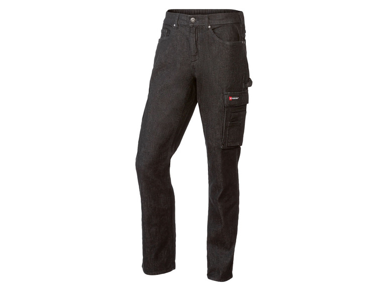 Gehe zu Vollbildansicht: PARKSIDE Herren Jeans-Arbeitsbundhose, Straight Fit, normale Leibhöhe - Bild 2