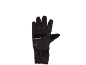 Schwarzer Winterhandschuh mit verstellbarem Riemen und reflektierenden Details.