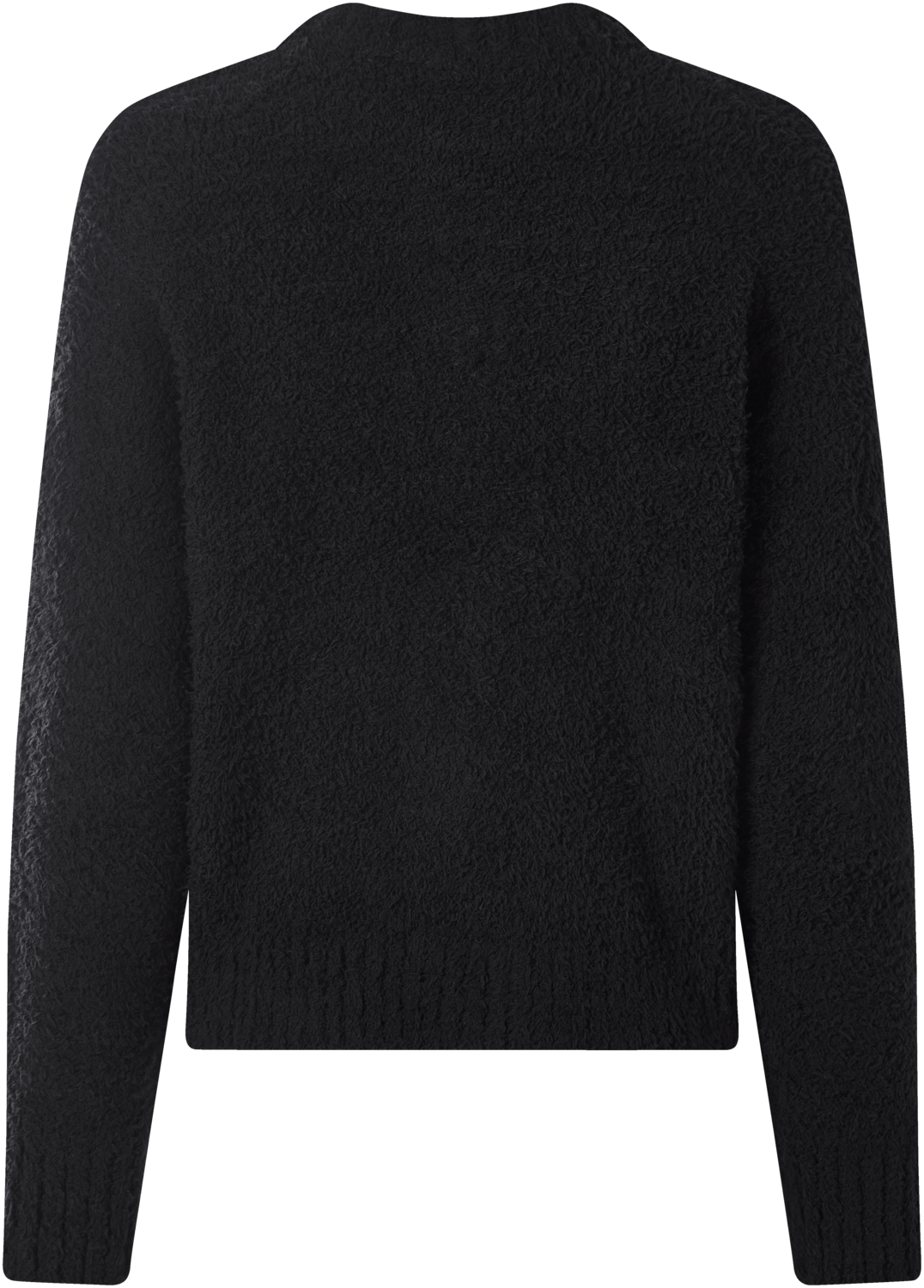 ESMARA® Damen Plüsch Cardigan (Schwarz, M(40/42)) – Bild 3 von 3