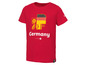 Rotes T-Shirt mit deutscher Flagge und 'Germany' Schriftzug.