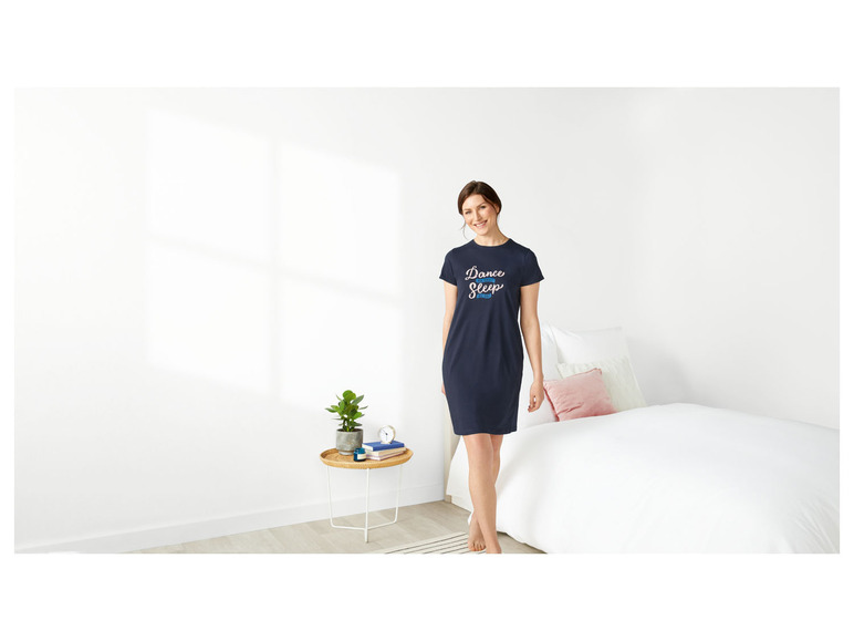 Gehe zu Vollbildansicht: esmara Damen Bigshirt, mit Print - Bild 6