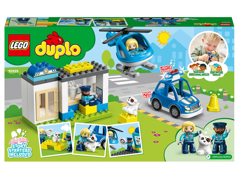 Gehe zu Vollbildansicht: LEGO® DUPLO® 10959 »Polizeistation mit Hubschrauber« - Bild 13