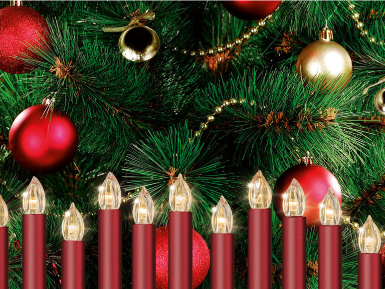 Gehe zu Vollbildansicht: LIVARNO home LED Weihnachtsbaumkerzen, kabellos, 15 Stück - Bild 5