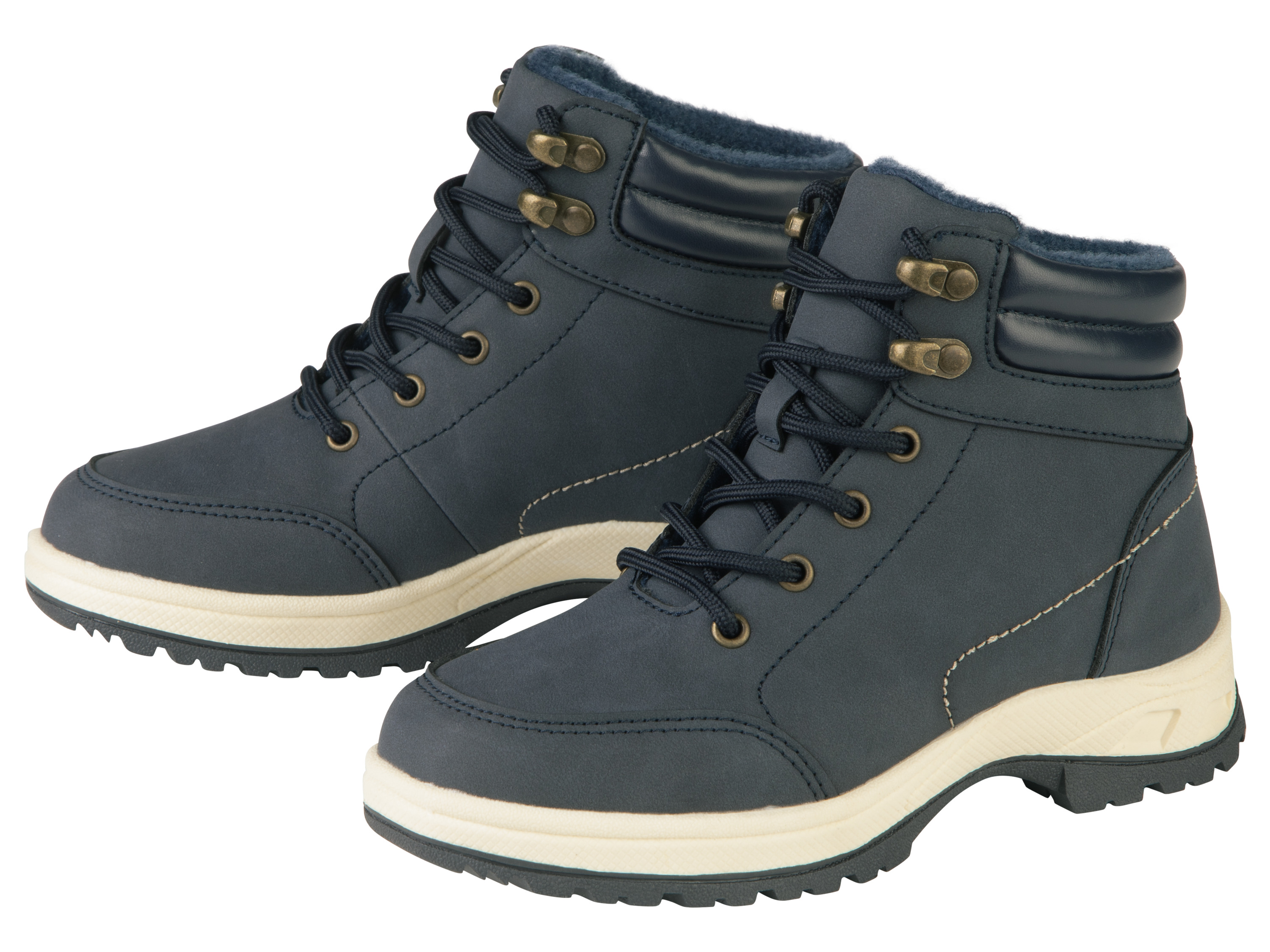 pepperts!® Kinder Boots mit Schnürung (Navy, 35)““ | Futter- und Decksohle: Textil