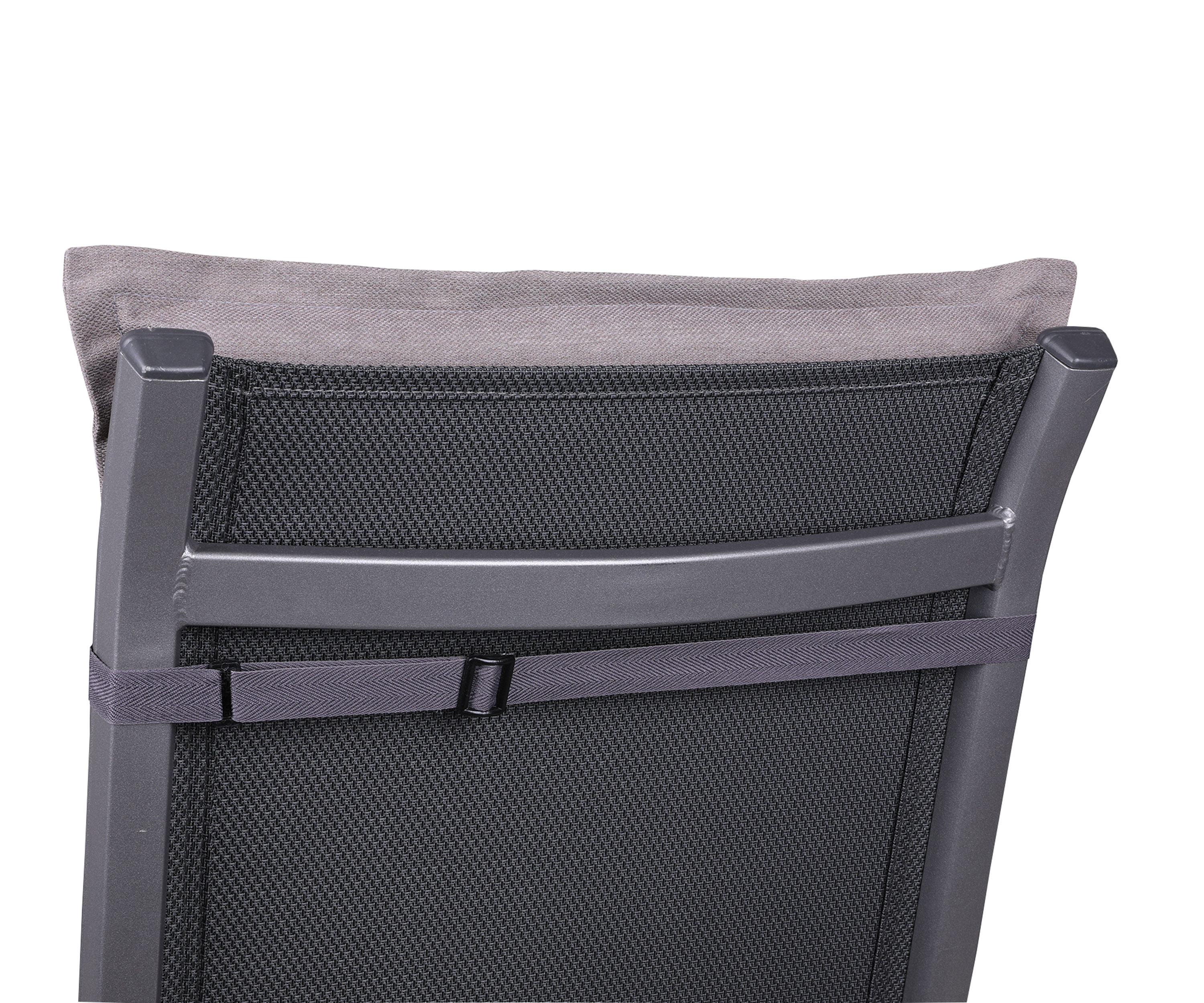 Thumbnail - GO-DE Textil Gartenauflage Uni, taupe, Liegenauflage (Liegenauflage, Taupe)